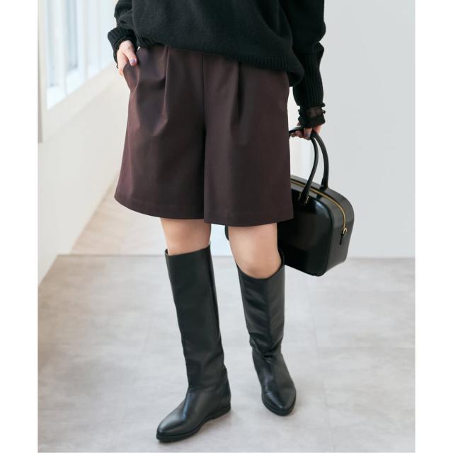 スピック＆スパン（Spick and Span）/《手洗い可》イージーキュロットパンツ