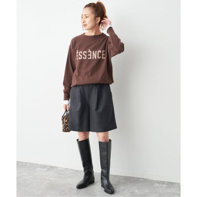 スピック＆スパン（Spick and Span）/《手洗い可》イージーキュロットパンツ