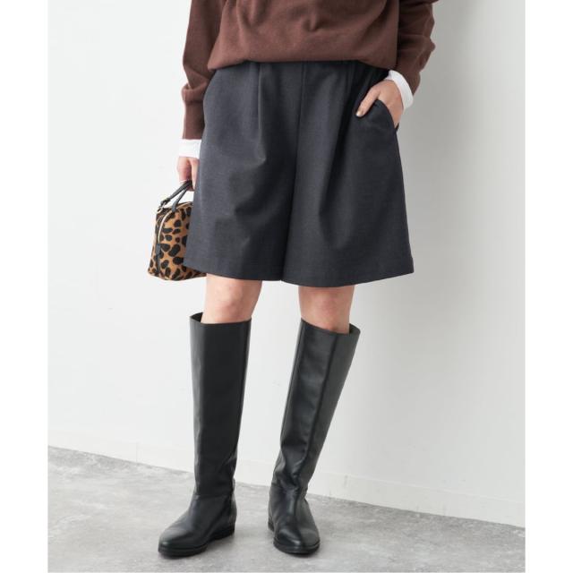 スピック＆スパン（Spick and Span）/《手洗い可》イージーキュロットパンツ