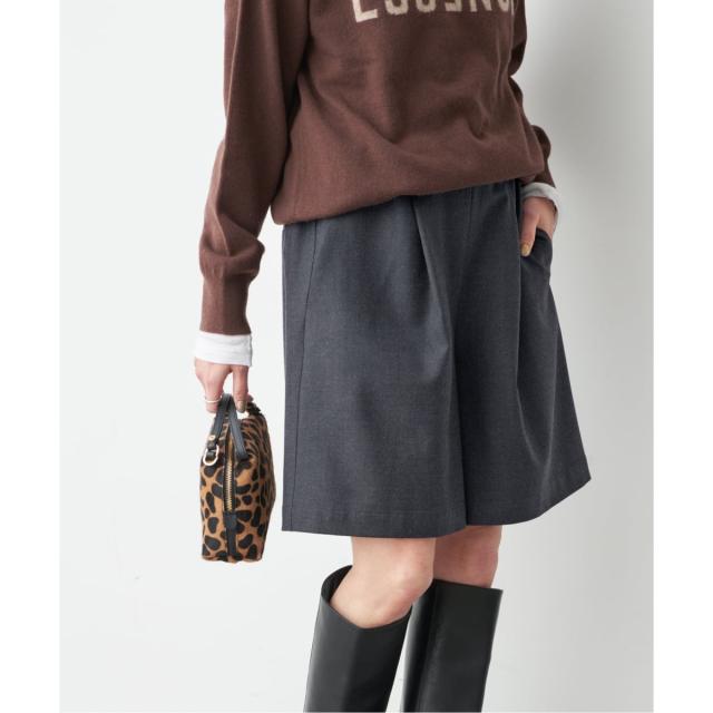 スピック＆スパン（Spick and Span）/《手洗い可》イージーキュロットパンツ