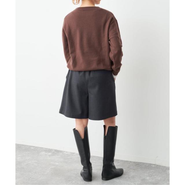 スピック＆スパン（Spick and Span）/《手洗い可》イージーキュロットパンツ