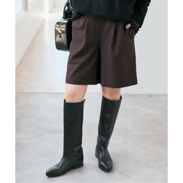 スピック＆スパン（Spick and Span）/《手洗い可》イージーキュロットパンツ