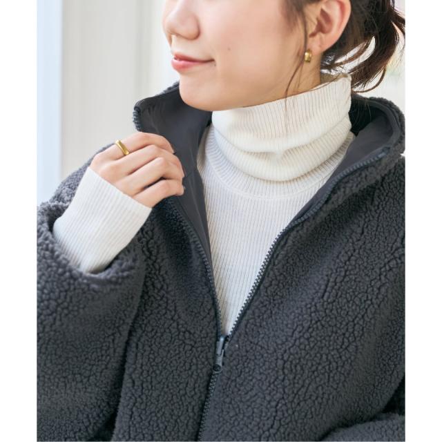 スピック＆スパン（Spick and Span）/《追加》リブタートルニット