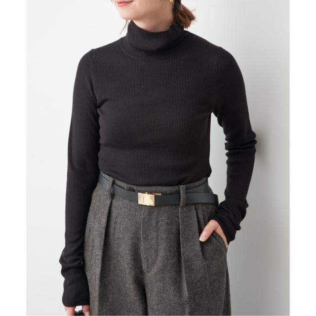 スピック＆スパン（Spick and Span）/《追加》リブタートルニット