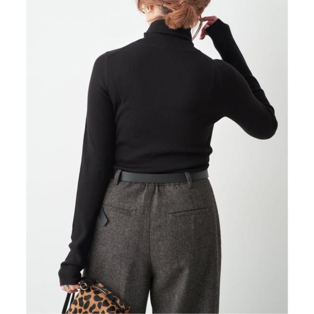 スピック＆スパン（Spick and Span）/《追加》リブタートルニット