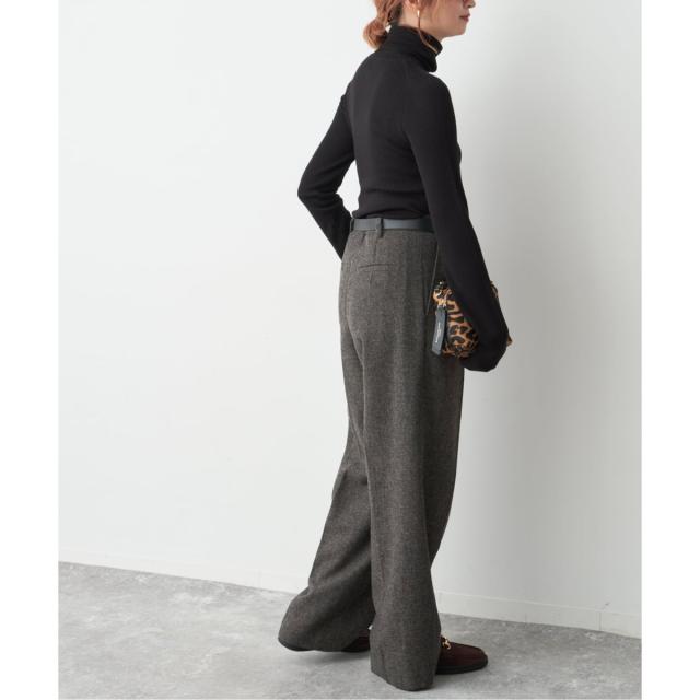 スピック＆スパン（Spick and Span）/《追加》リブタートルニット