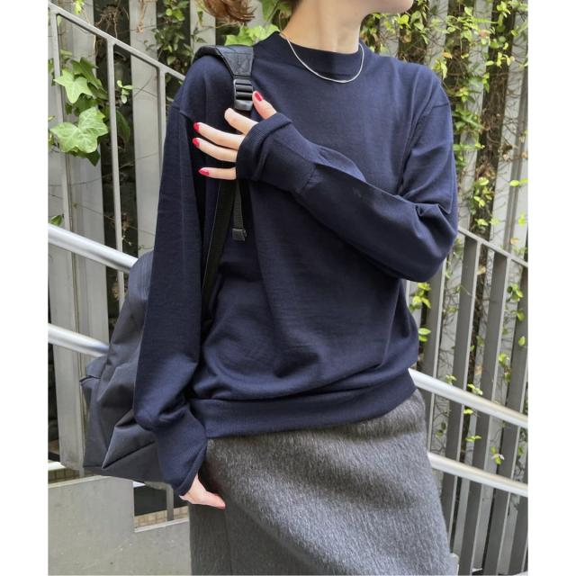 スピック＆スパン（Spick and Span）/《WEB限定 / 追加3予約》18G クルーネックプルオーバー