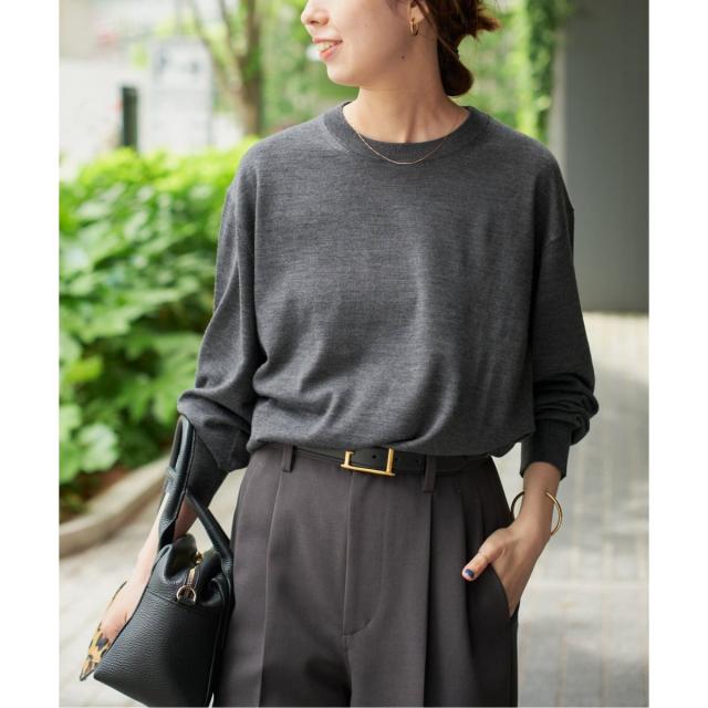 スピック＆スパン（Spick and Span）/《WEB限定 / 追加3予約》18G クルーネックプルオーバー