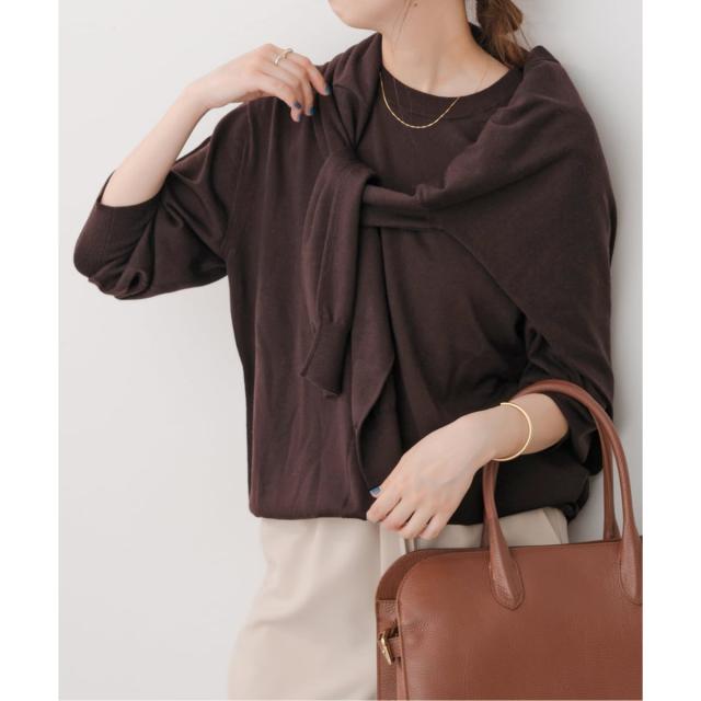 スピック＆スパン（Spick and Span）/《WEB限定 / 追加3予約》18G クルーネックプルオーバー