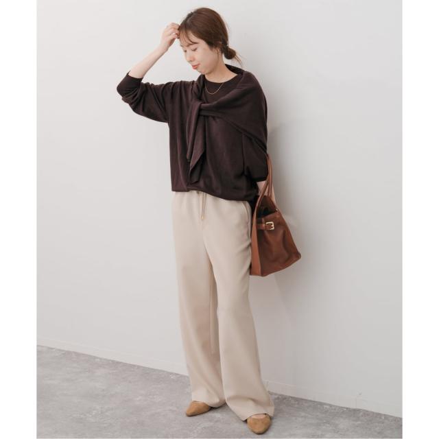 スピック＆スパン（Spick and Span）/《WEB限定 / 追加3予約》18G クルーネックプルオーバー