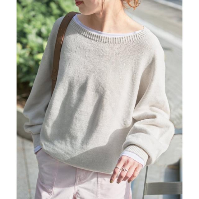 スピック＆スパン（Spick and Span）/《26SS 新作 / 予約》 ニュアンスコクーンバルキーニット