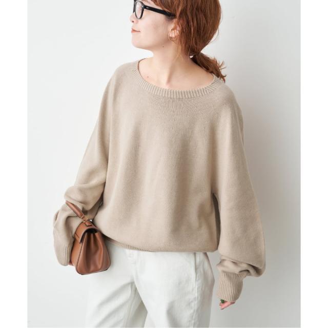 スピック＆スパン（Spick and Span）/《26SS 新作 / 予約》 ニュアンスコクーンバルキーニット