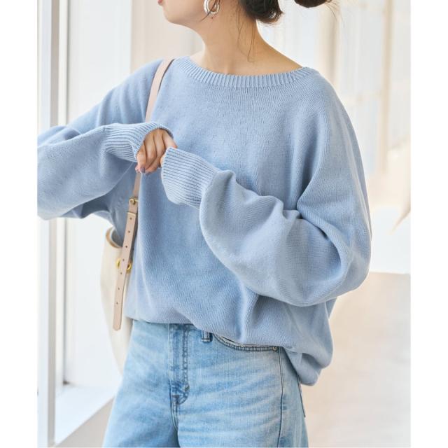 スピック＆スパン（Spick and Span）/《26SS 新作 / 予約》 ニュアンスコクーンバルキーニット