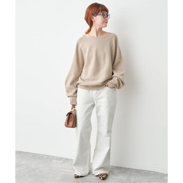 スピック＆スパン（Spick and Span）/《26SS 新作 / 予約》 ニュアンスコクーンバルキーニット