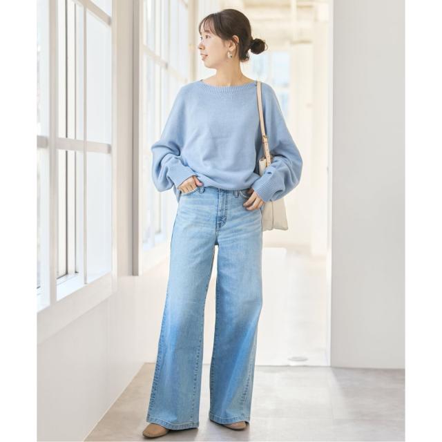 スピック＆スパン（Spick and Span）/《26SS 新作 / 予約》 ニュアンスコクーンバルキーニット