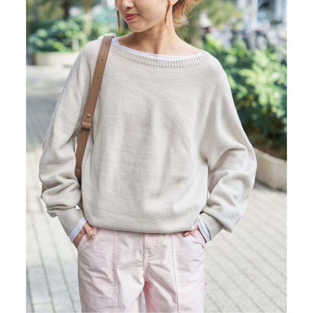 スピック＆スパン（Spick and Span）/《26SS 新作 / 予約》 ニュアンスコクーンバルキーニット