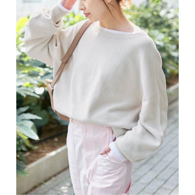 スピック＆スパン（Spick and Span）/《26SS 新作 / 予約》 ニュアンスコクーンバルキーニット