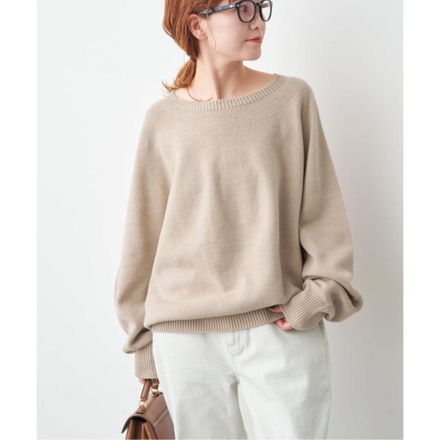 スピック＆スパン（Spick and Span）/《26SS 新作 / 予約》 ニュアンスコクーンバルキーニット