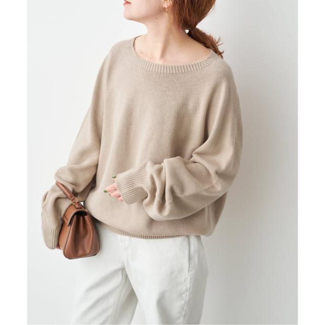 スピック＆スパン（Spick and Span）/《26SS 新作 / 予約》 ニュアンスコクーンバルキーニット