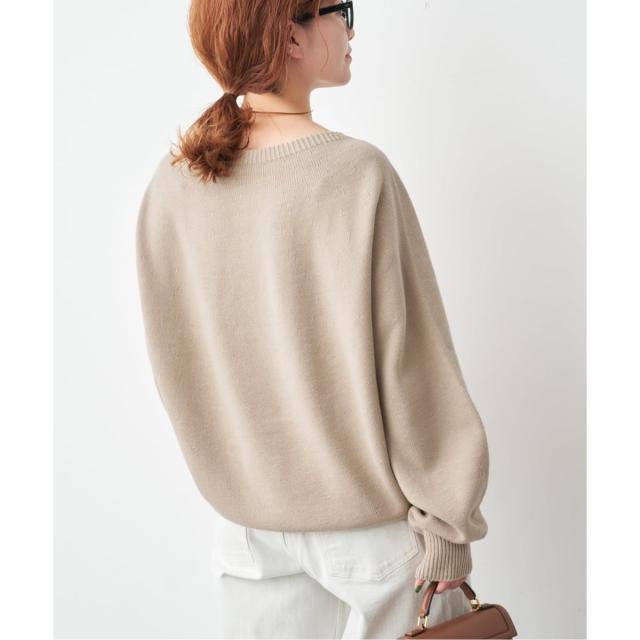 スピック＆スパン（Spick and Span）/《26SS 新作 / 予約》 ニュアンスコクーンバルキーニット