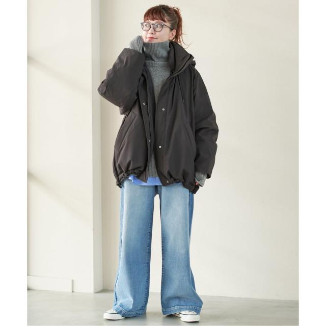 スピック＆スパン（Spick and Span）/《追加》2WAY撥水ダウンハーフコート