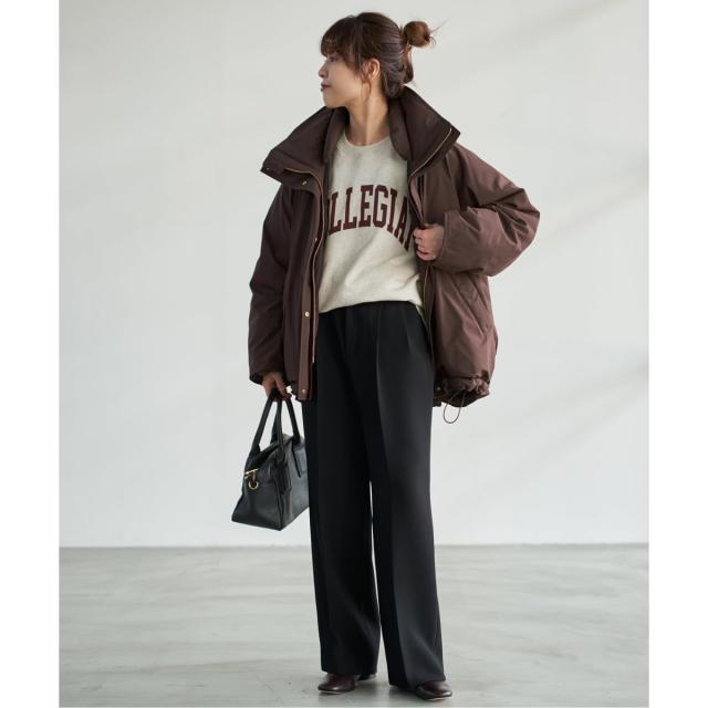 スピック＆スパン（Spick and Span）/《追加》2WAY撥水ダウンハーフコート