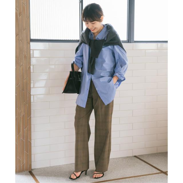 スピック＆スパン（Spick and Span）/《追加予約》50コットンオーバーシャツ