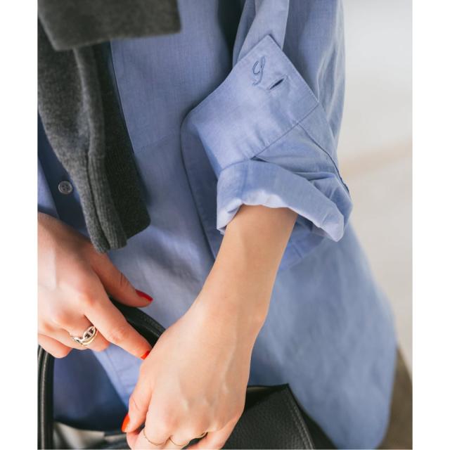 スピック＆スパン（Spick and Span）/《追加予約》50コットンオーバーシャツ