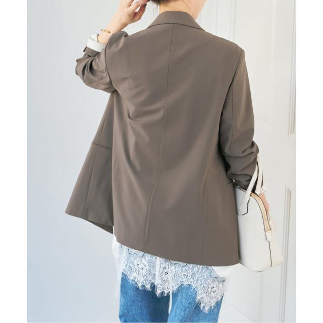 スピック＆スパン（Spick and Span）/《新色有り / 追加予約》プレーンウィーブダブルブレストジャケット