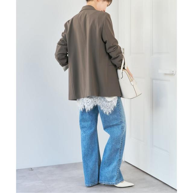 スピック＆スパン（Spick and Span）/《新色有り / 追加予約》プレーンウィーブダブルブレストジャケット