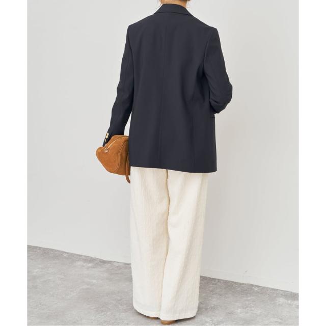 スピック＆スパン（Spick and Span）/《新色有り / 追加予約》プレーンウィーブダブルブレストジャケット