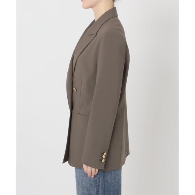 スピック＆スパン（Spick and Span）/《新色有り / 追加予約》プレーンウィーブダブルブレストジャケット