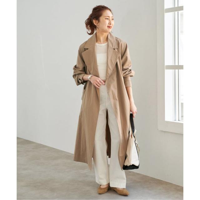 スピック＆スパン（Spick and Span）/《追加予約》エアリーギャバジンコート