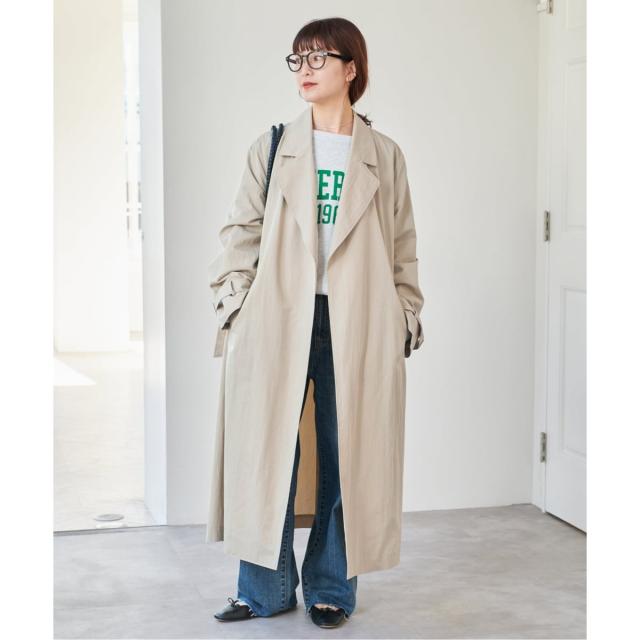 スピック＆スパン（Spick and Span）/《追加予約》エアリーギャバジンコート