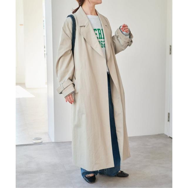 スピック＆スパン（Spick and Span）/《追加予約》エアリーギャバジンコート