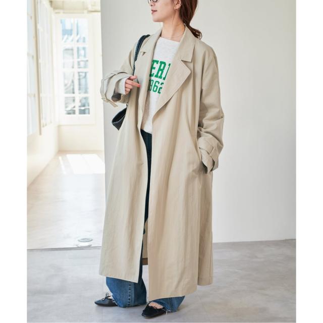 スピック＆スパン（Spick and Span）/《追加予約》エアリーギャバジンコート