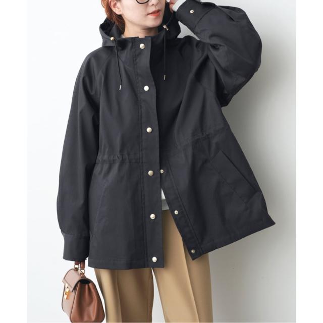 スピック＆スパン（Spick and Span）/《予約》撥水ツイルフーディーブルゾン