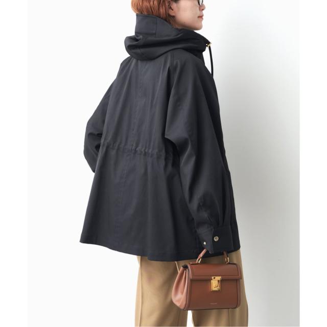 スピック＆スパン（Spick and Span）/《予約》撥水ツイルフーディーブルゾン