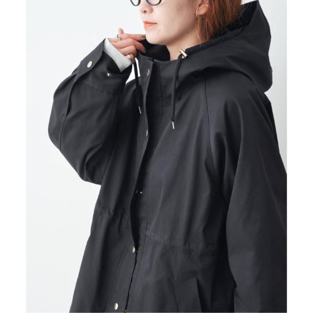 スピック＆スパン（Spick and Span）/《予約》撥水ツイルフーディーブルゾン