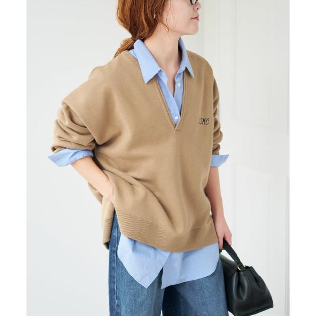 スピック＆スパン（Spick and Span）/《予約》J．J．Mercer / ジェイジェイマーサー 別注 キーネックプルオーバー