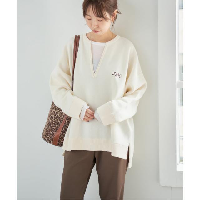 スピック＆スパン（Spick and Span）/《予約》J．J．Mercer / ジェイジェイマーサー 別注 キーネックプルオーバー