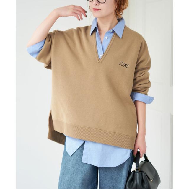 スピック＆スパン（Spick and Span）/《予約》J．J．Mercer / ジェイジェイマーサー 別注 キーネックプルオーバー