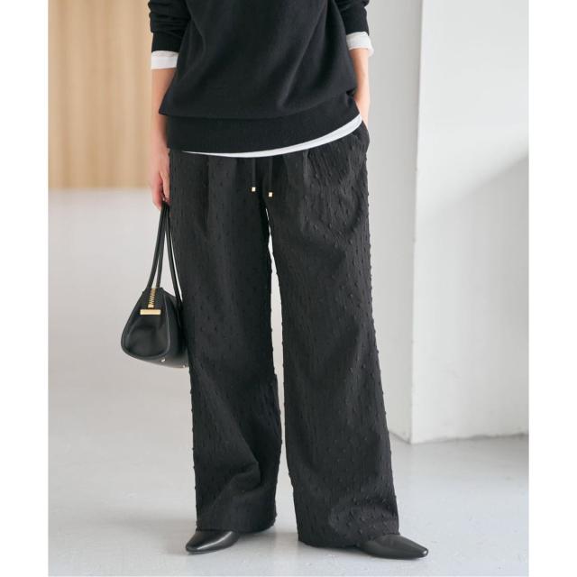 スピック＆スパン（Spick and Span）/《WEB限定 / 追加予約》ドットジャガードイージーパンツ