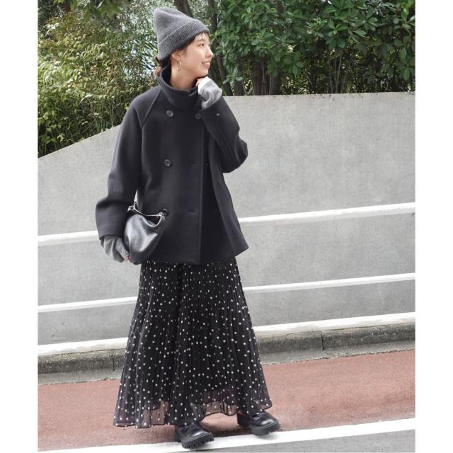 スピック＆スパン（Spick and Span）/《WEB限定 / 追加予約》ドットプリーツイージースカート