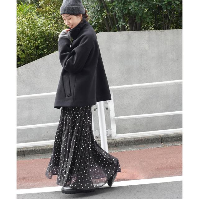 スピック＆スパン（Spick and Span）/《WEB限定 / 追加予約》ドットプリーツイージースカート