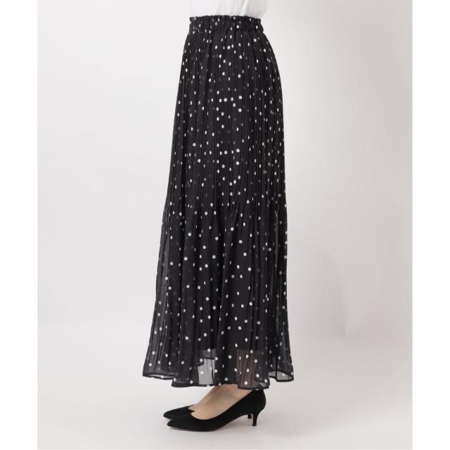 スピック＆スパン（Spick and Span）/《WEB限定 / 追加予約》ドットプリーツイージースカート