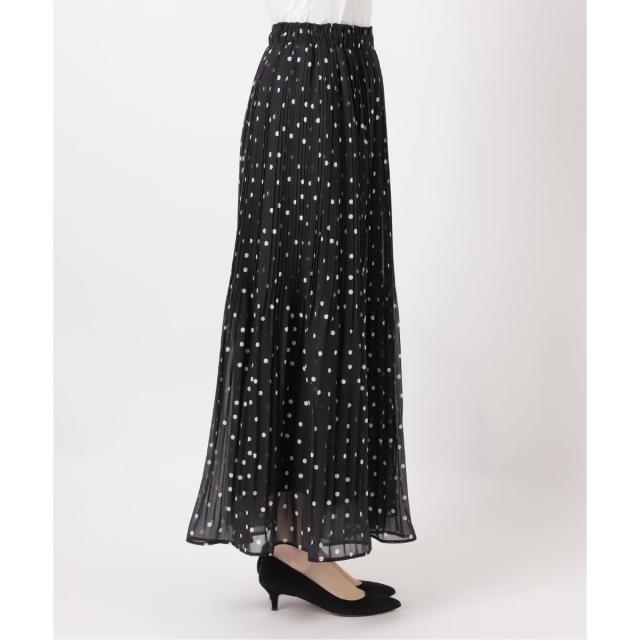 スピック＆スパン（Spick and Span）/《WEB限定 / 追加予約》ドットプリーツイージースカート