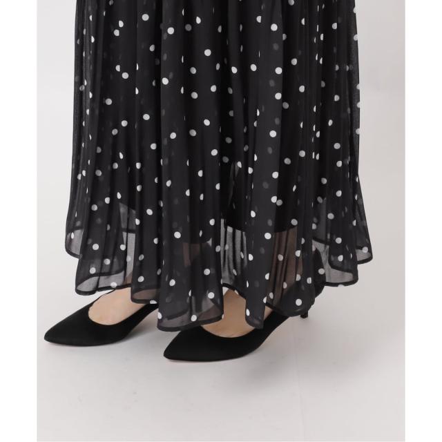 スピック＆スパン（Spick and Span）/《WEB限定 / 追加予約》ドットプリーツイージースカート