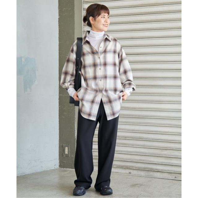 【NEW】スピック＆スパン（Spick and Span）/《新色有り / 追加2》シアーハイネックプルオーバー