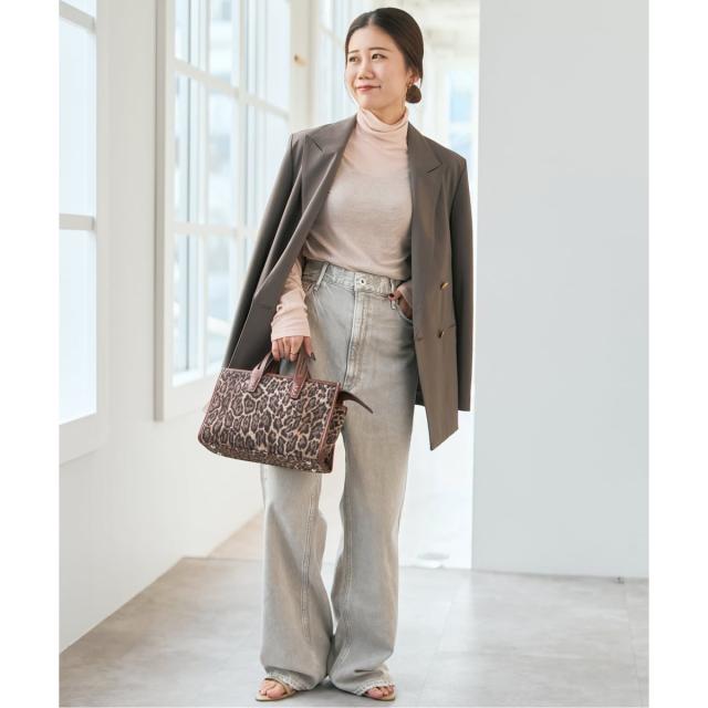 【NEW】スピック＆スパン（Spick and Span）/《新色有り / 追加2》シアーハイネックプルオーバー